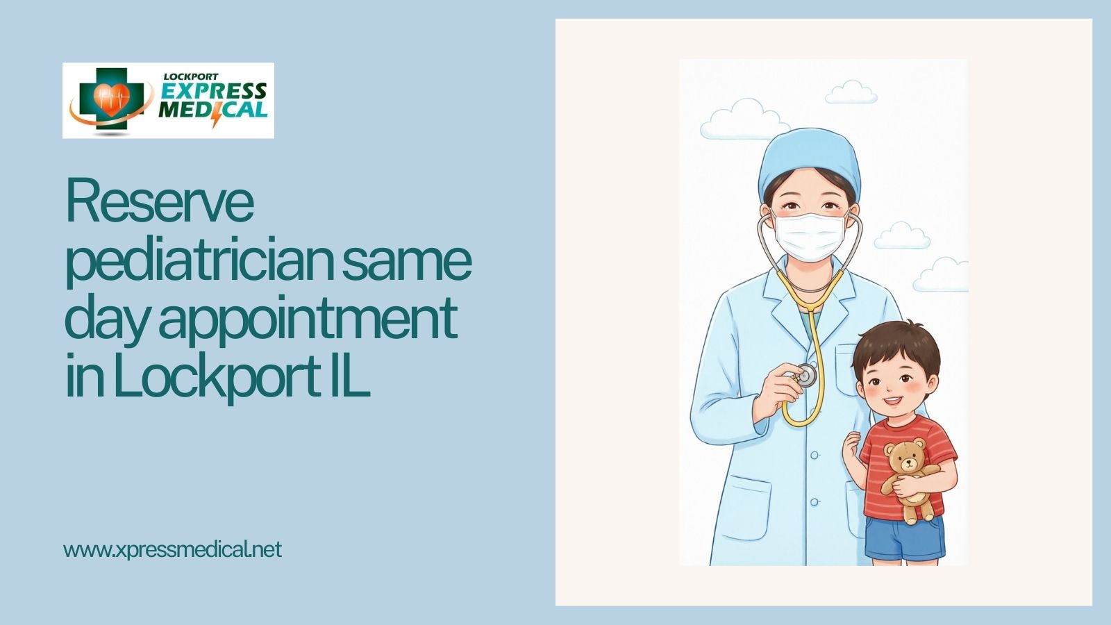Reserve pediatrician same day appointment in Lockport IL